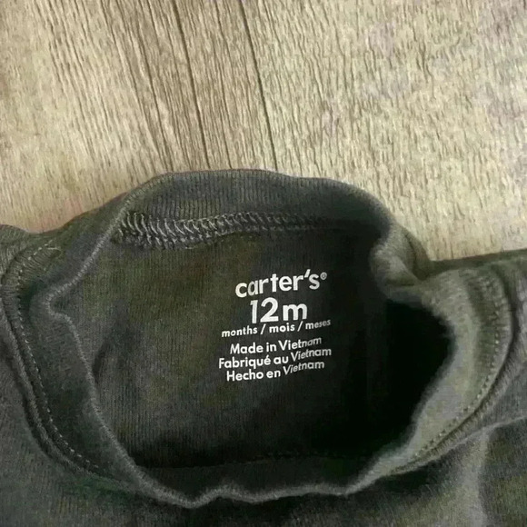 Carter's Halloween Cow Costume Size 12 Months Fleece EUC! - Picture 3 of 4